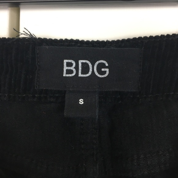 BDG Urban Outfitters Corduroy Black Mini Skirt Size Small - Picture 8 of 8